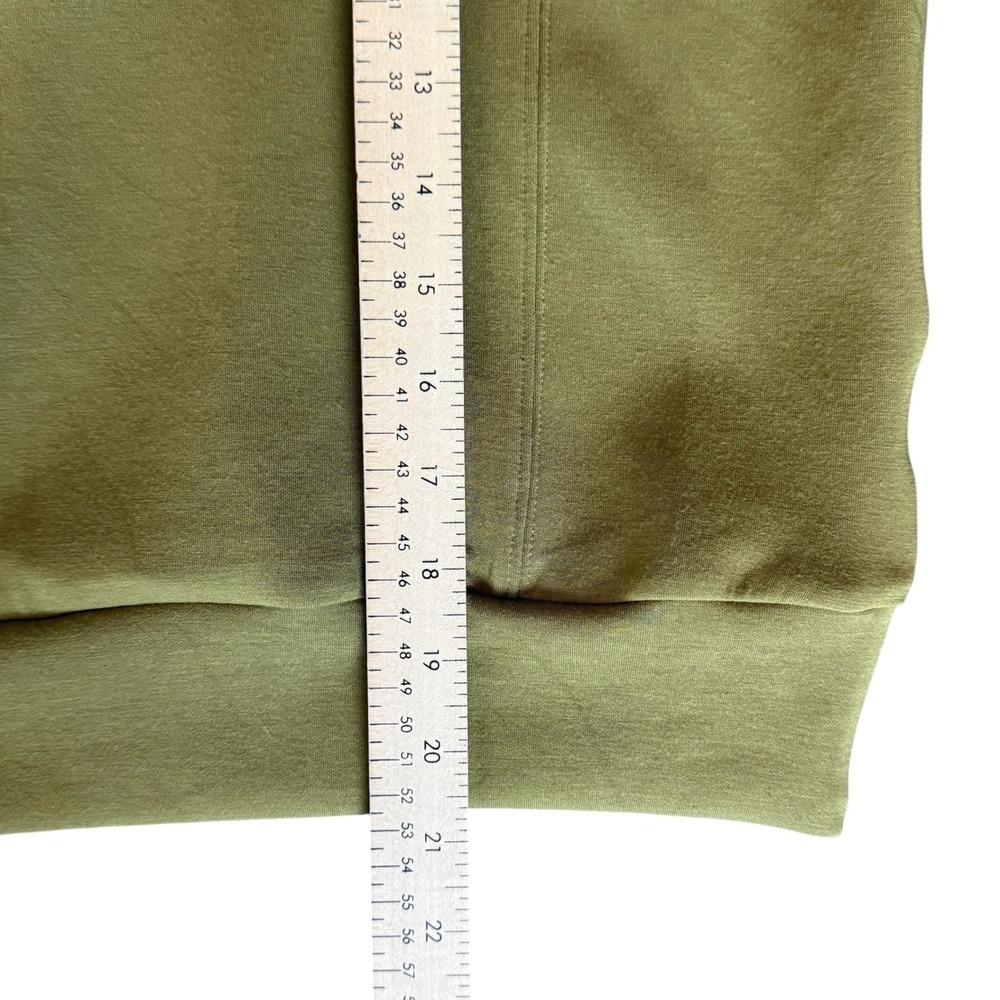 Spanx AirEssentials Half Zip Pullover Olive Green Sweatshirt XS 49202R - Picture 6 of 6